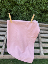 Adult Scarf Bib - Pink Linen/Cotton