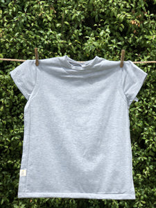 T-Shirt Bib - Grey  2 sizes